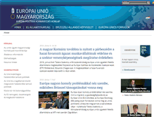 Tablet Screenshot of eu.kormany.hu